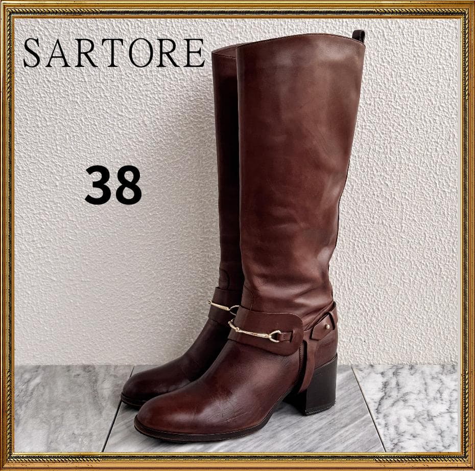 SARTORE サルトル ロングブーツ　ビット付き　ドゥーズィエムクラス取扱