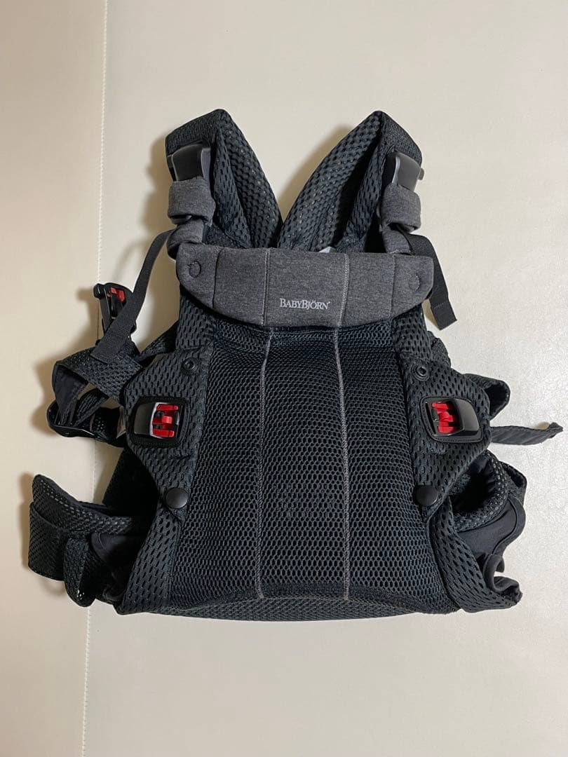 【美品】BABYBJORNベビーキャリア HARMONY 抱っこ紐 メッシュ