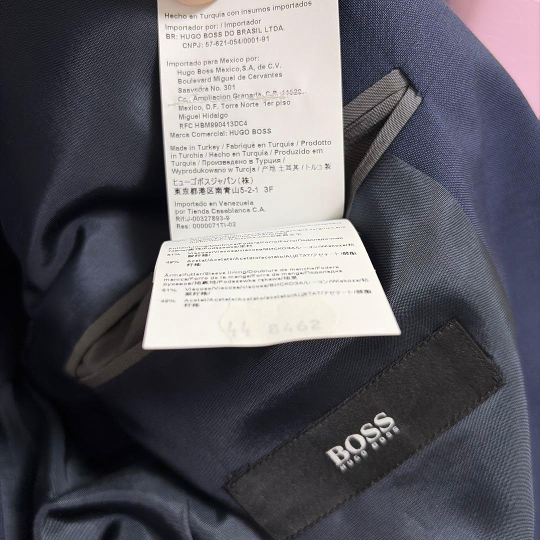 BOSS ネイビー ビジネススーツ