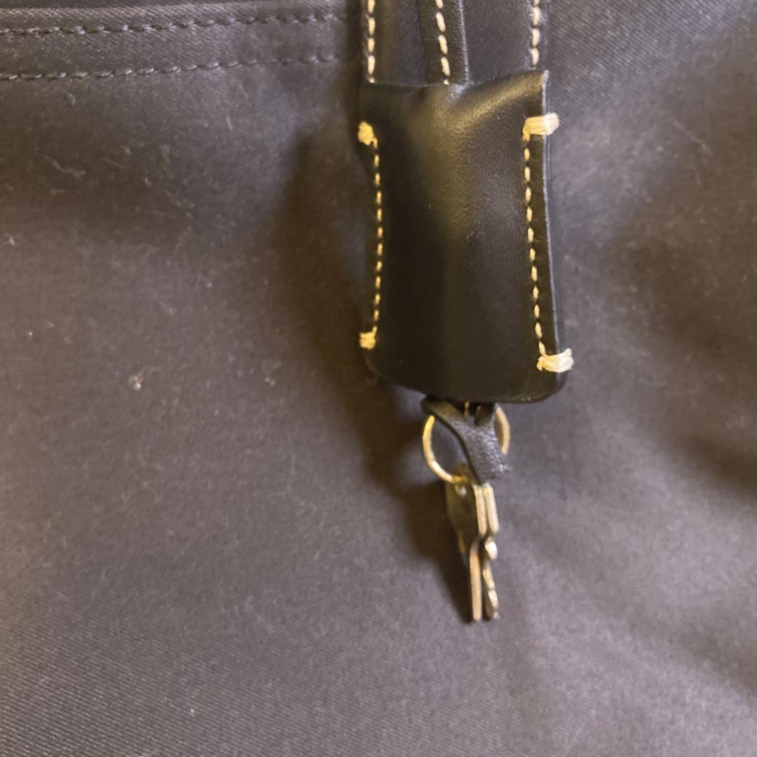 【美品】COACH コーチ　ブラック ボストンバッグ　レザー　ナイロン