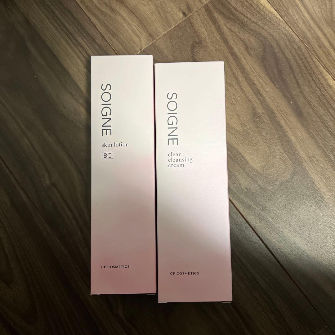 SOIGNE スキンローション & クレンジングクリーム セット