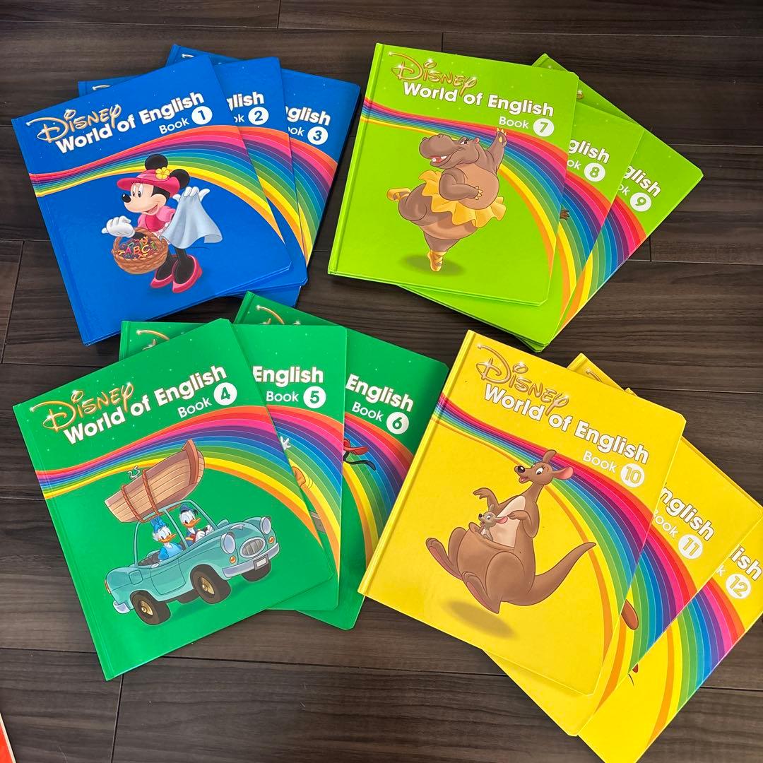 2021年購入　メインプログラム　絵本　12冊　ブック　ディズニー英語　ペン付き