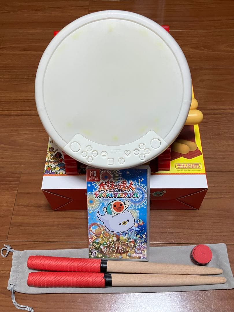 Switch 太鼓の達人 ドンダフルフェスティバル&タタコン(改造品)セット