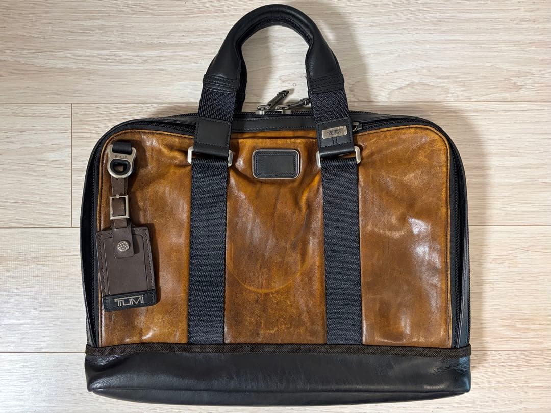 TUMI ビジネスバッグ ブラウン/ブラック