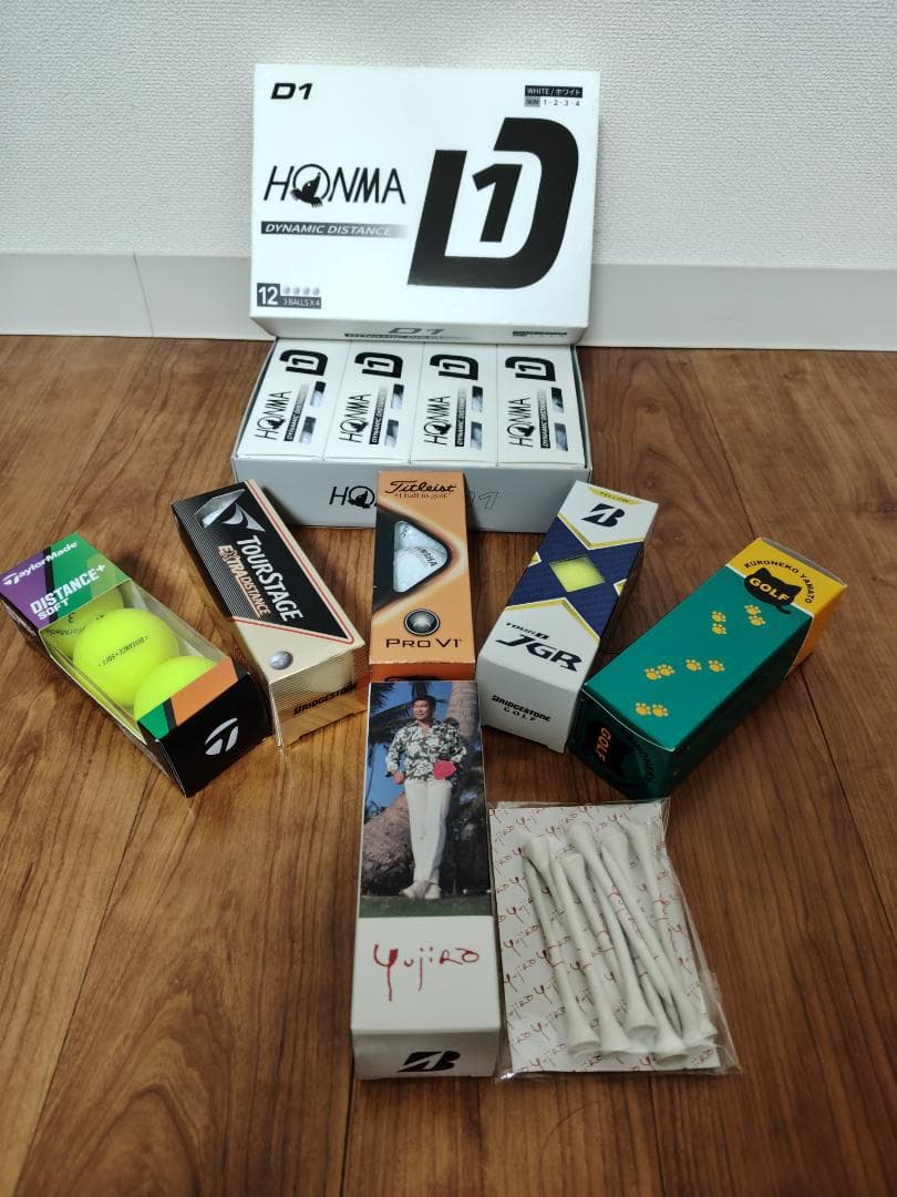【未使用】ゴルフボールセット HONMA D1 TITLEISTなど
