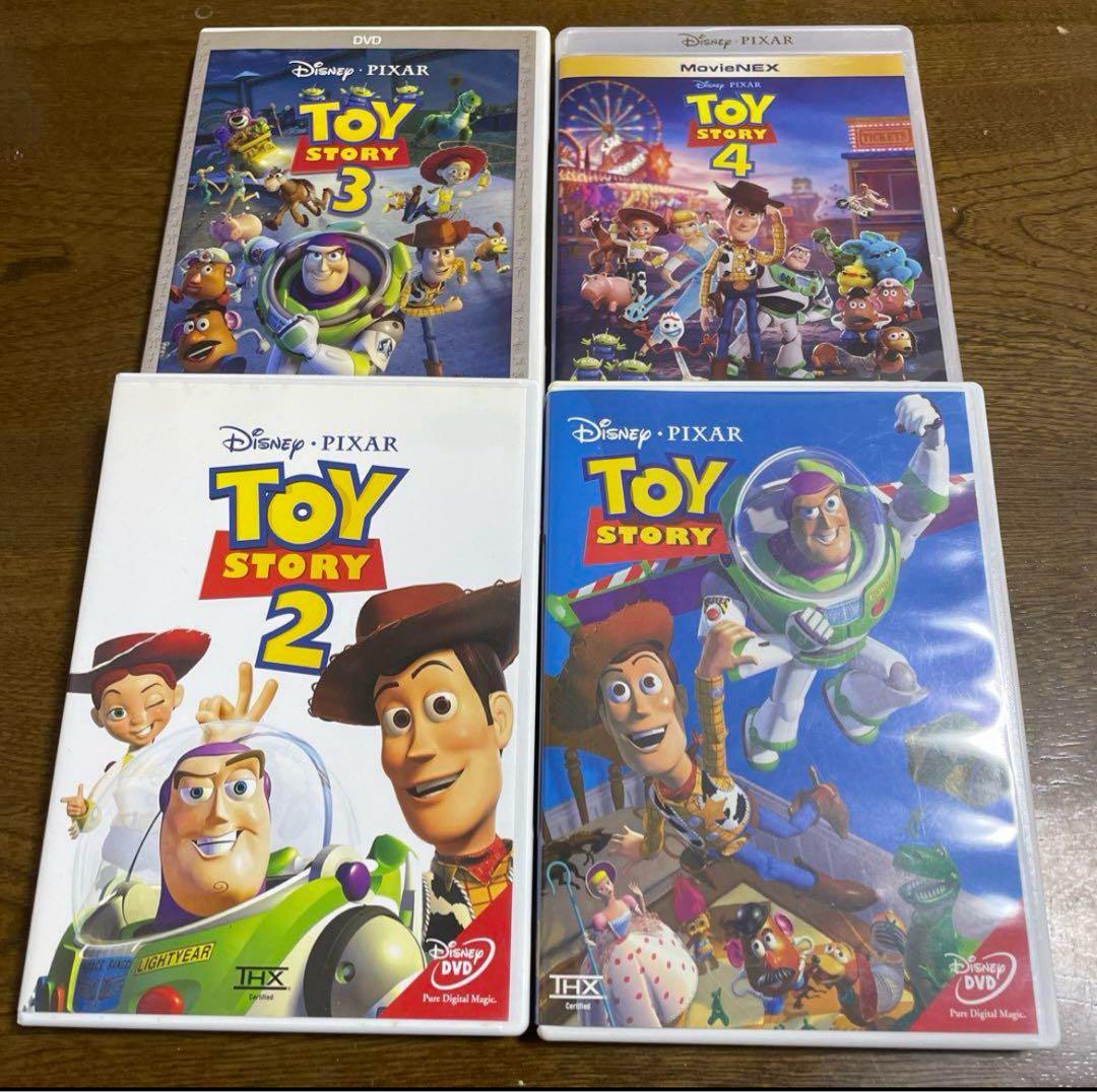 DVD。トイストーリー全巻セットです。