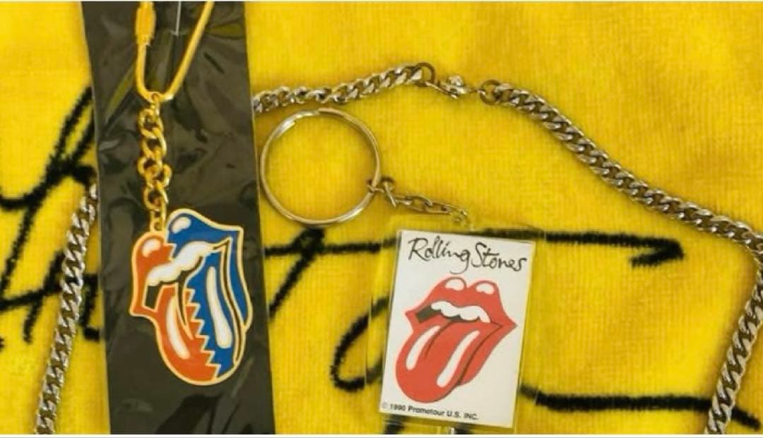 Rolling Stones ピンズ・バッジ・ネックレスセット074