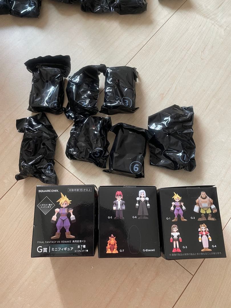 FF7 ファイナルファンタジー7 くじ G賞 7体セット