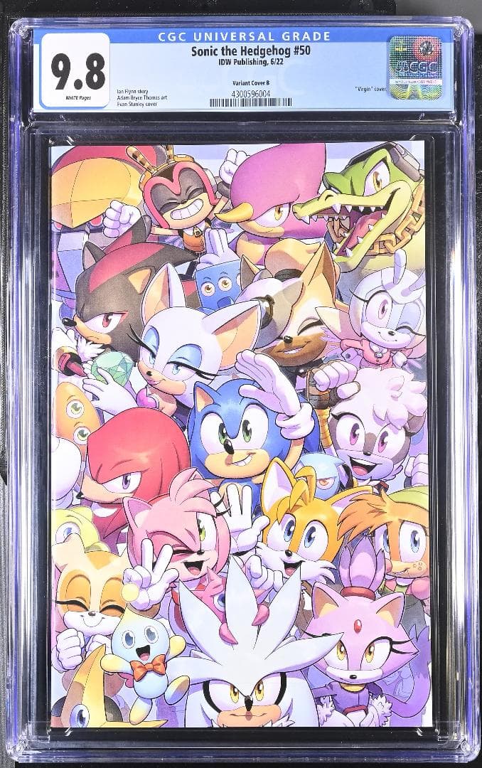 アメコミリーフ　Sonic the Hedgehog #50 CGC 9.8