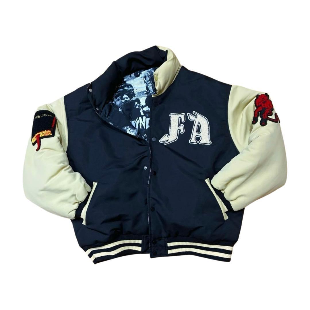 【希少】ファッキングオーサム ジャケット リバーシブル 中綿スタジャン L