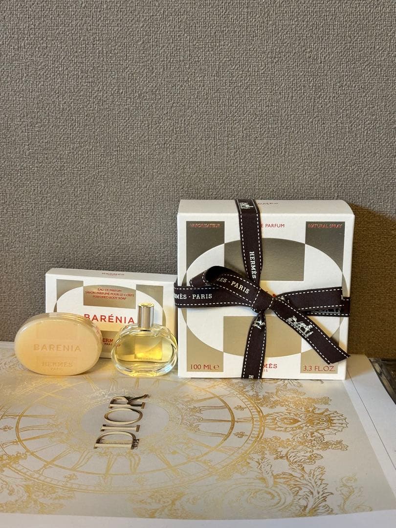 HERMES BARÉNIA 香水セット100mlミニチュアミニソープ付き未使用