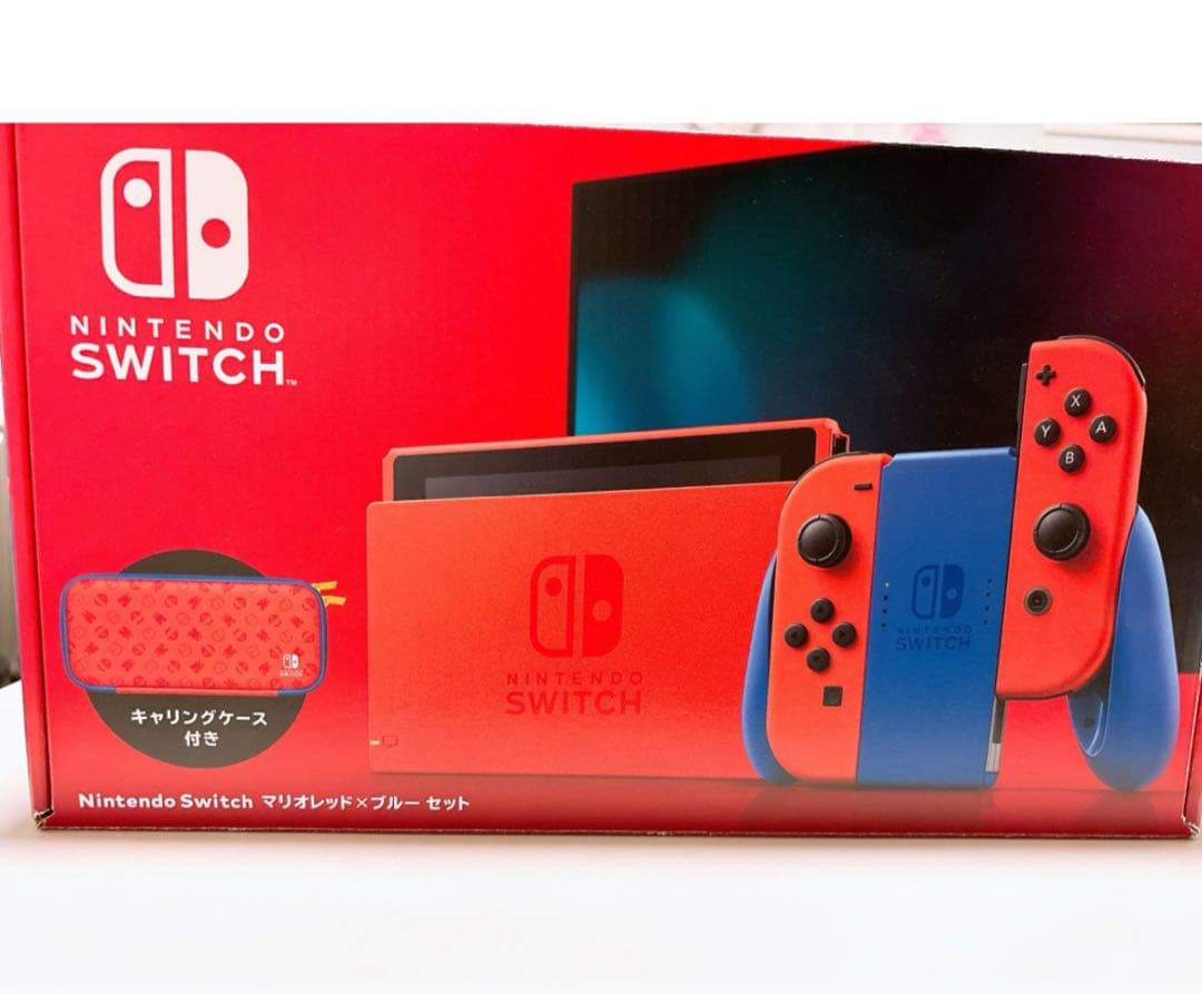 Nintendo Switch 赤/青 Joy-Con キャリングケース付き