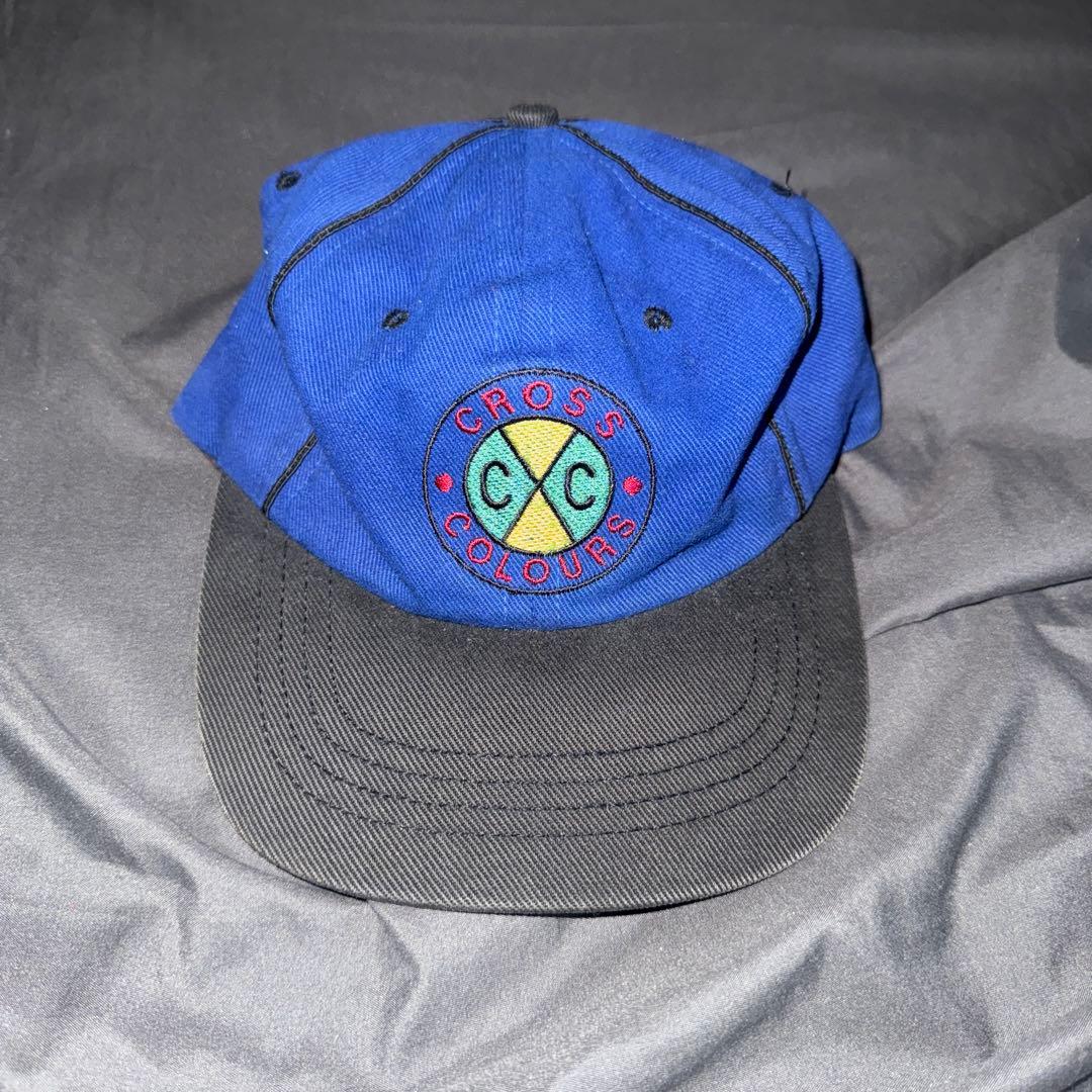 90s CROSS COLOURS キャップ 激レア