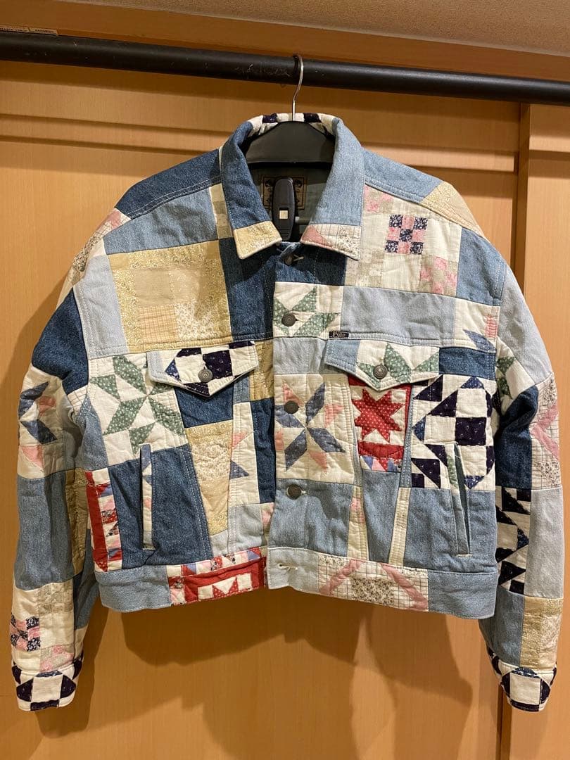 POLO RalphLauren ラルフローレン　パッチワーク　デニム　Gジャン