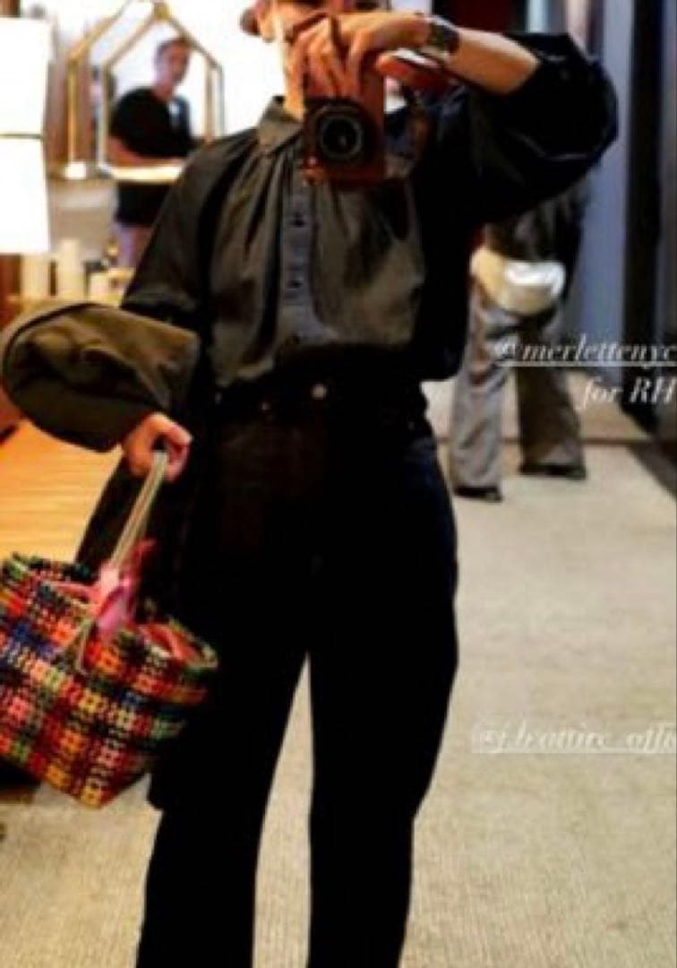 美品ロンハーマン別注マーレットmerletteTIANAデニムブラウスシャツS