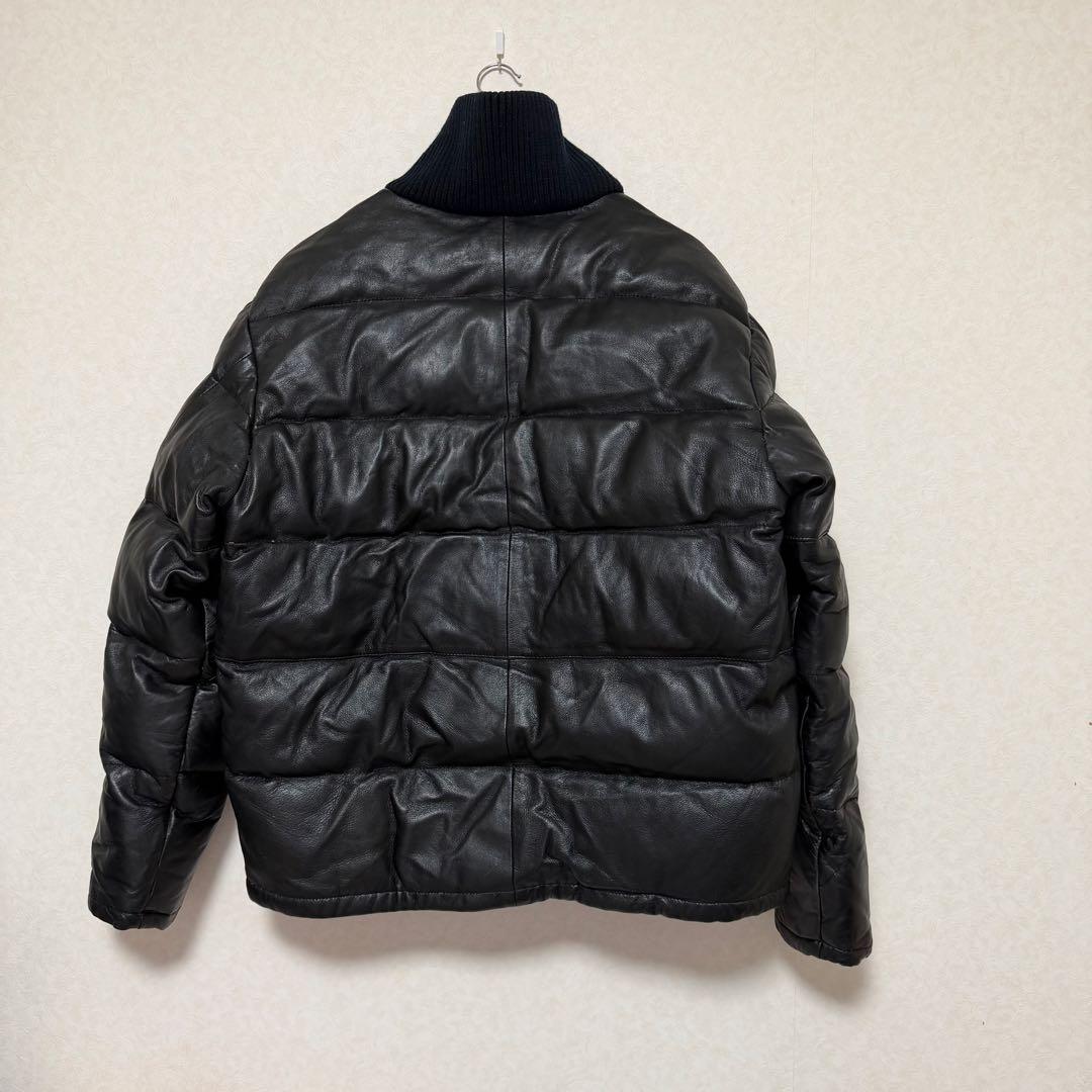 AVIREX USA ラムレザー ダウンジャケット 肉厚　廃盤