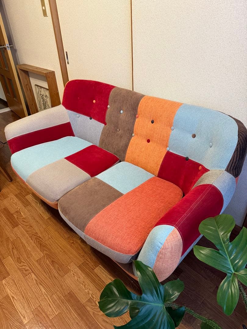 ナビア　パッチワークソファ 2S Francfranc