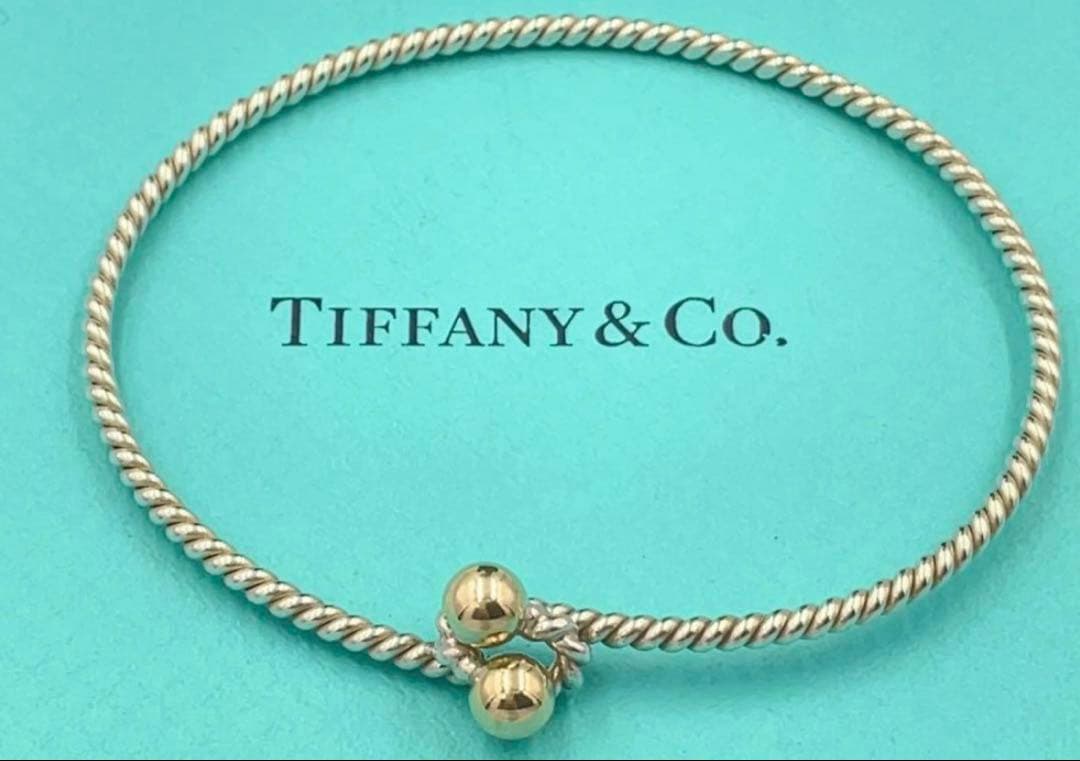 TIFFANY&Co.ティファニーツイストコンビバングル