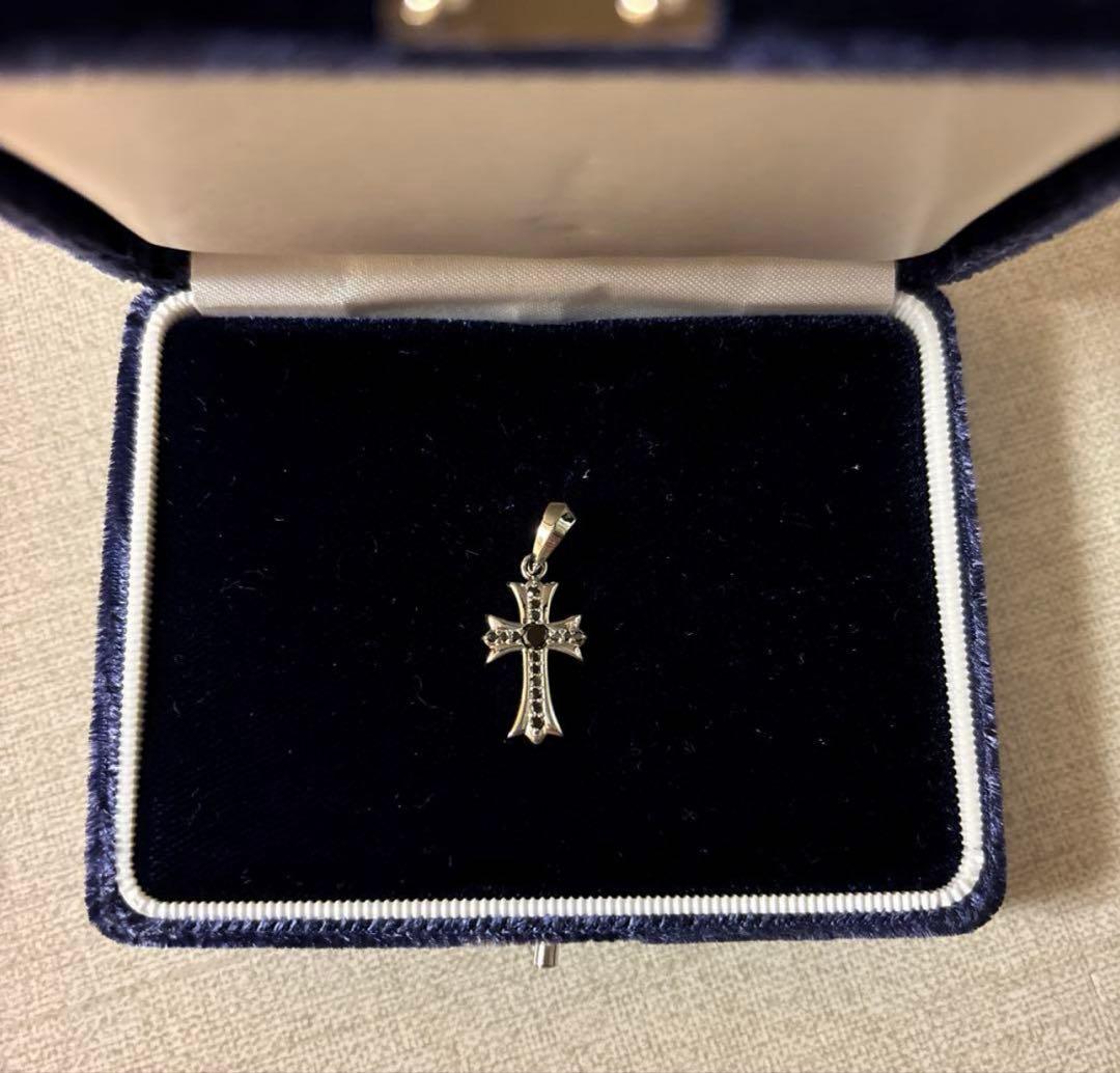 pt950 0.23ctプラチナ　クロス ペンダントトップ　約5g(4.92g)