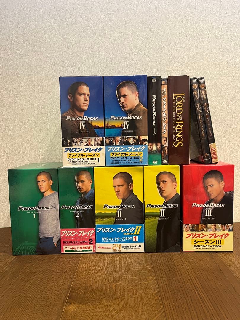 プリズン・ブレイク DVD 全巻セット+ロードオブザリング、ホビット