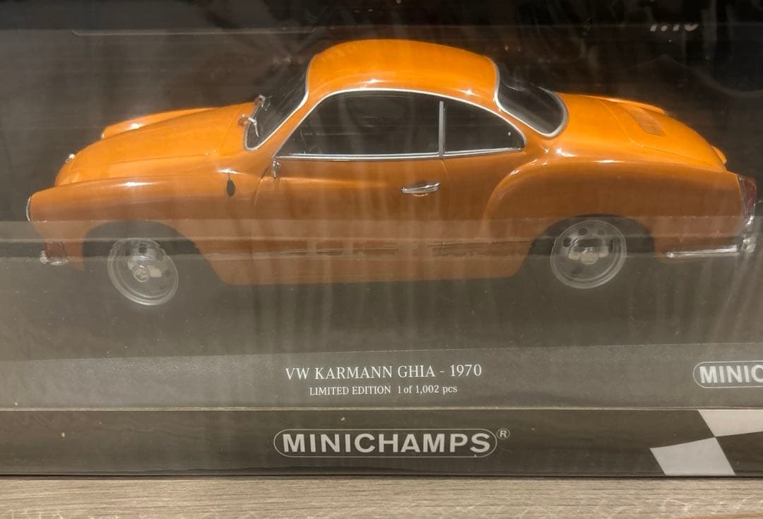 ミニチャンプス カルマン ギア クーペ 1970　オレンジ