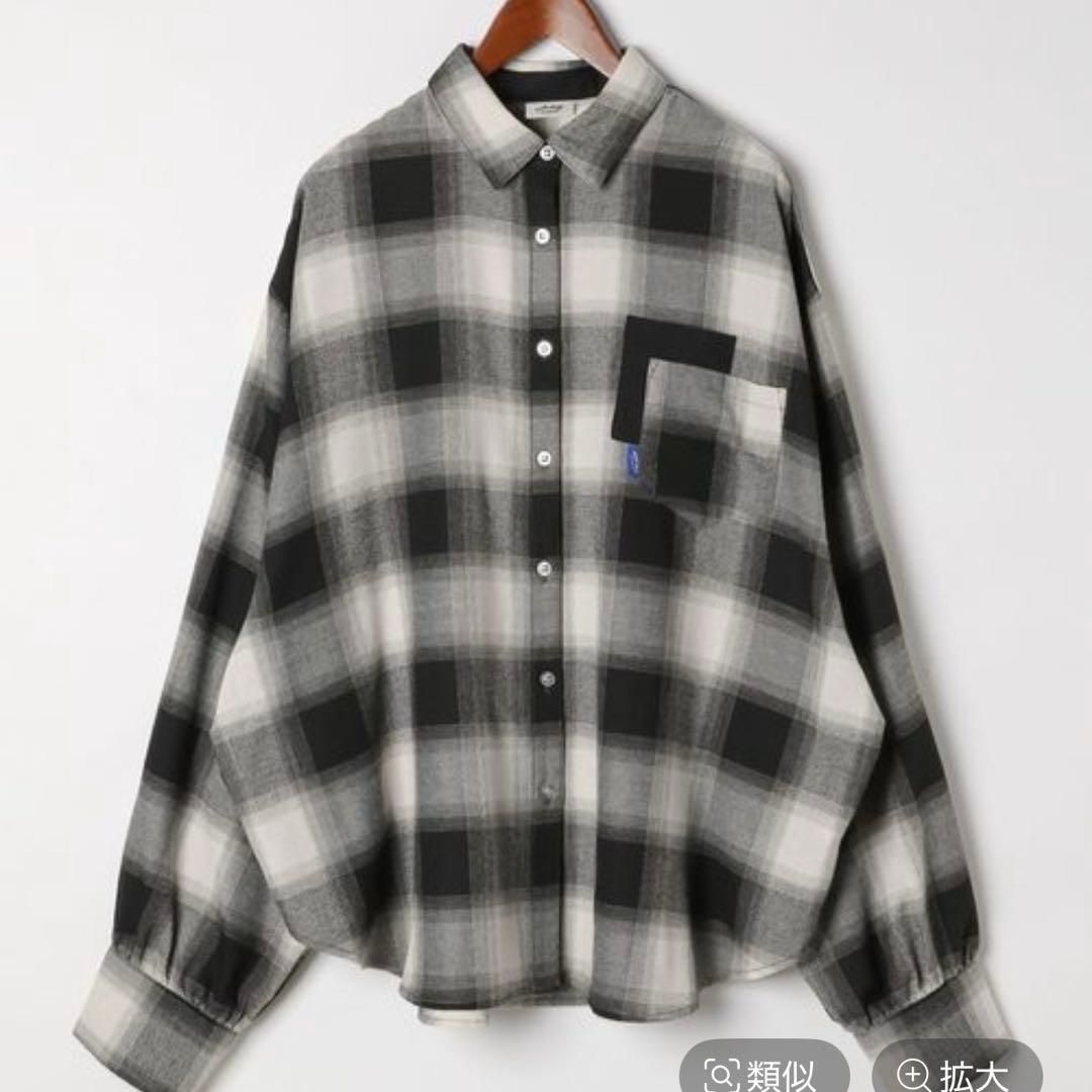 be with M Misayo カラフルチェックシャツ