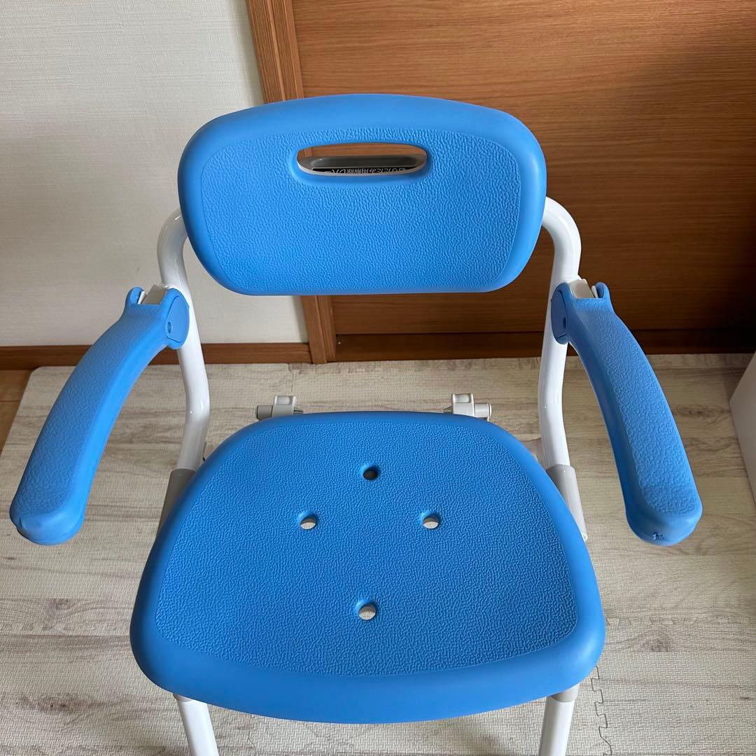 シャワーチェア ユクリア ワンタッチおりたたみN PN-L41821A ブルー