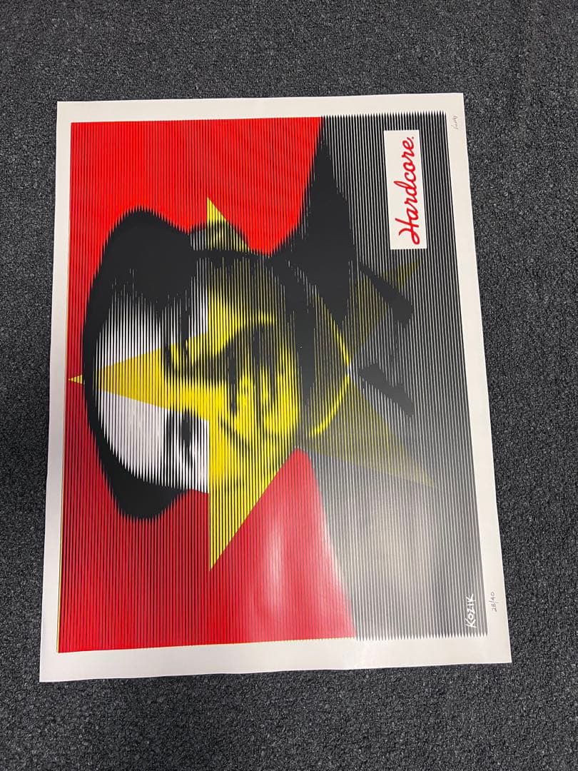 Kozik 藤原ヒロシ Hardcore ポップアートポスター 28/40