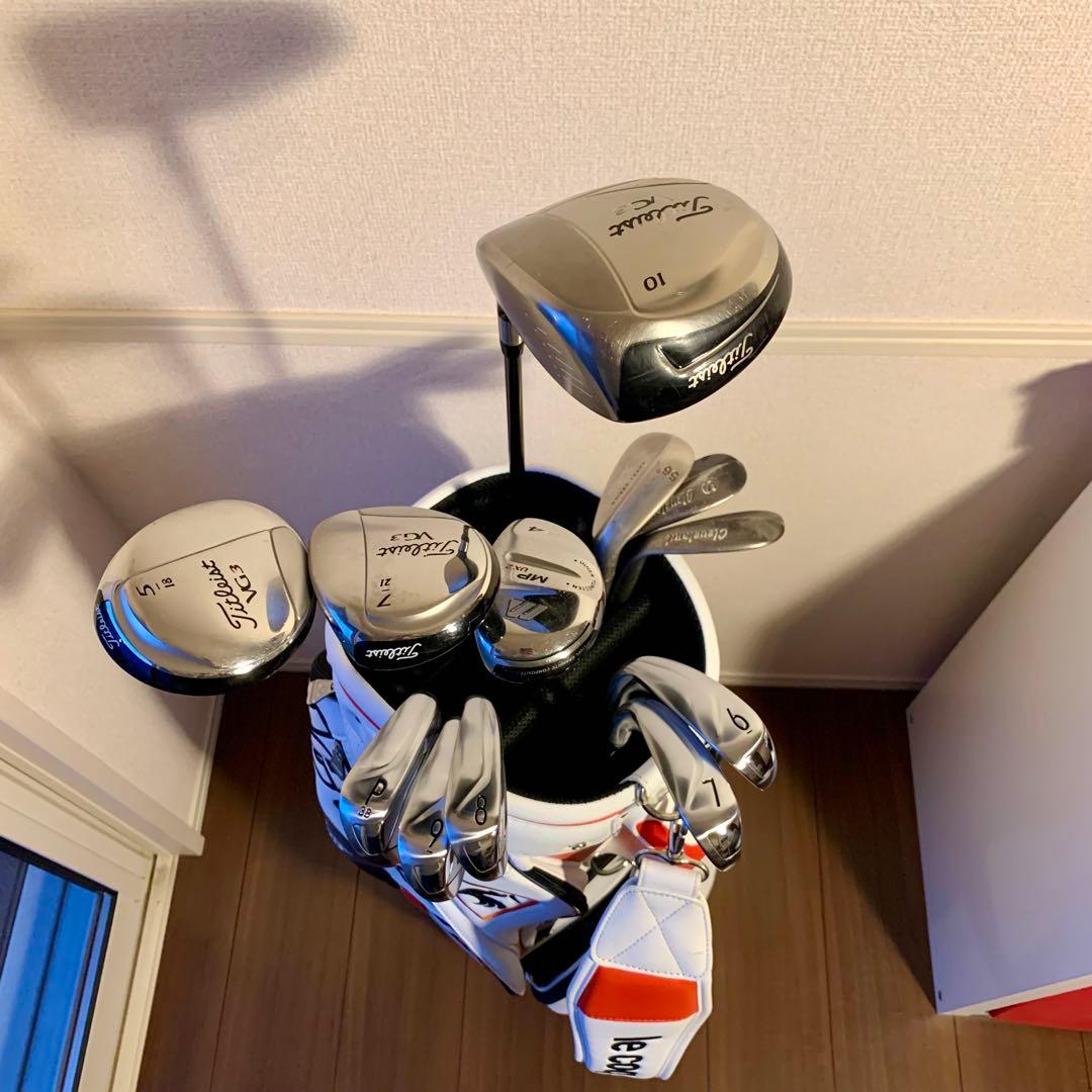 飛び系！Titleist T400, VG3などゴルフクラブ12本＋バッグセット