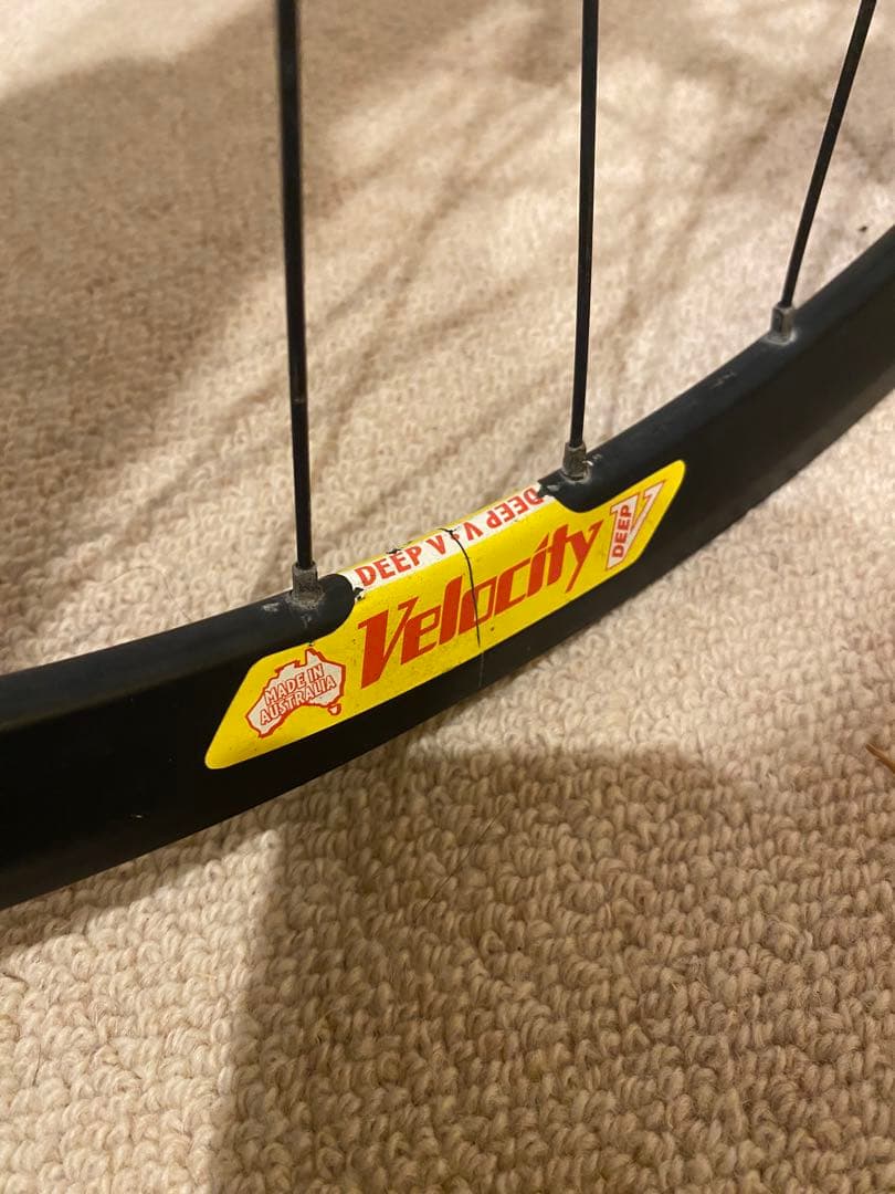 【希少650c】deep v ベロシティ ピスト njs ブルーラグ