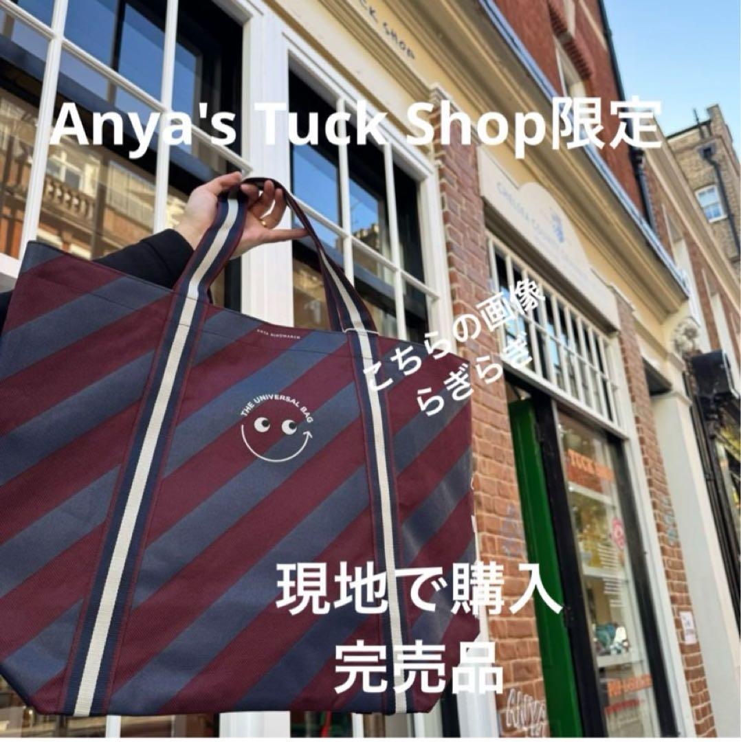 英国1店舗限定 アニヤハインドマーチ ユニバーサルバッグ ストライプ