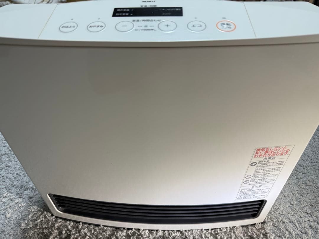 【美品】GFH-4003S-W5 LPガスファンヒーター ワンタッチホース付き