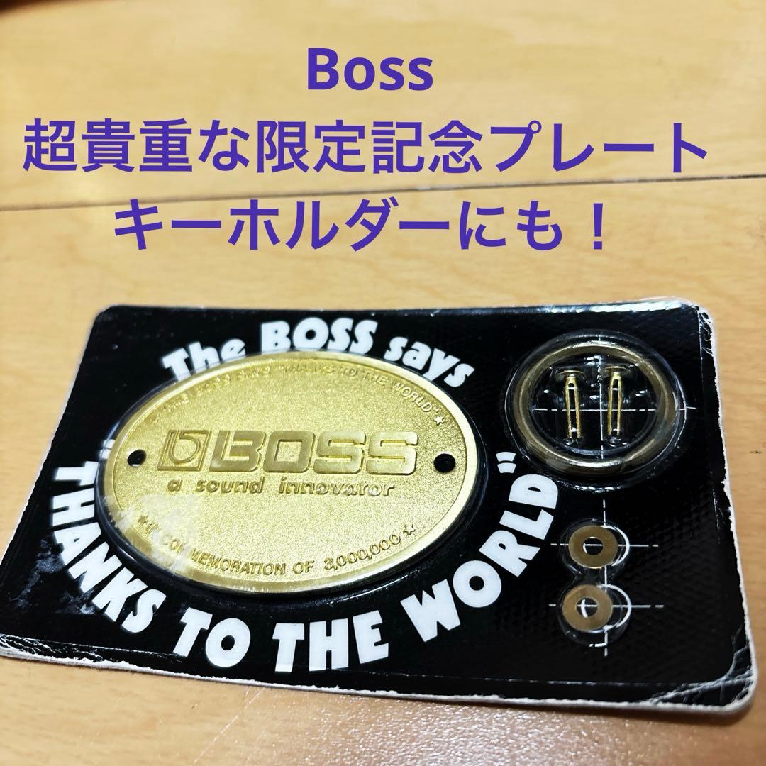 【超貴重品】BOSS メタルプレート1980年代