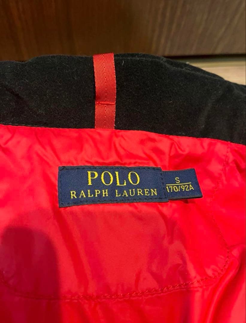 polo ダウンベスト 赤
