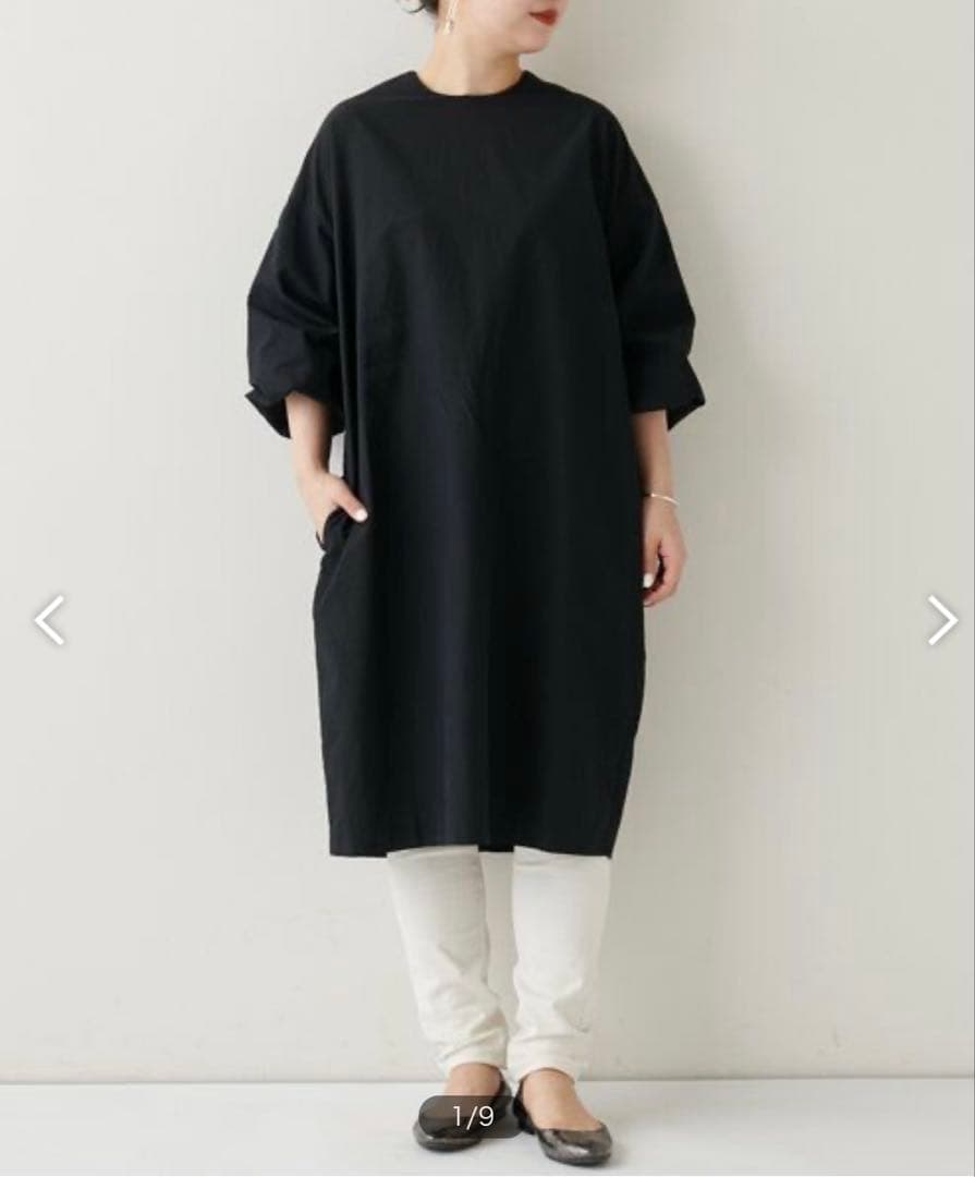 新品 ビアズリー バルーンスリーブワンピース