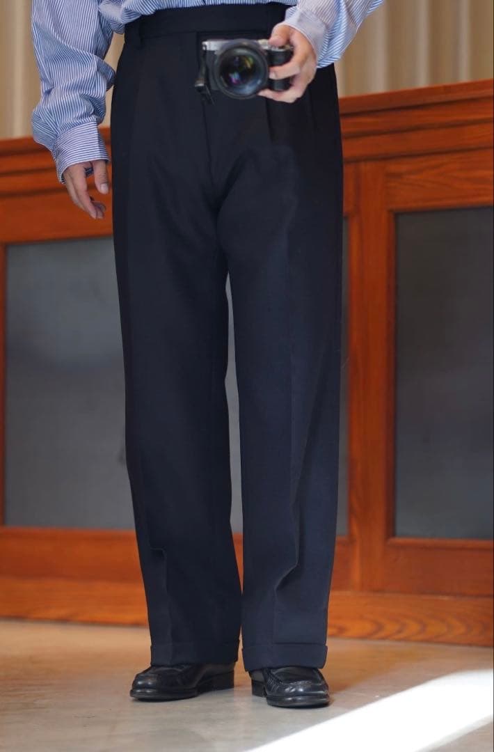 パンツ kaptain sunshine 2Pleats Wide Trousers