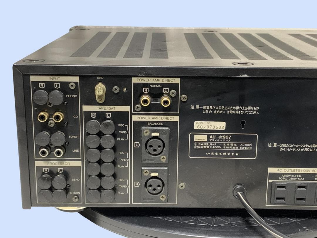 M9183 SANSUI AU-a907 プリメインアンプ ジャンク品