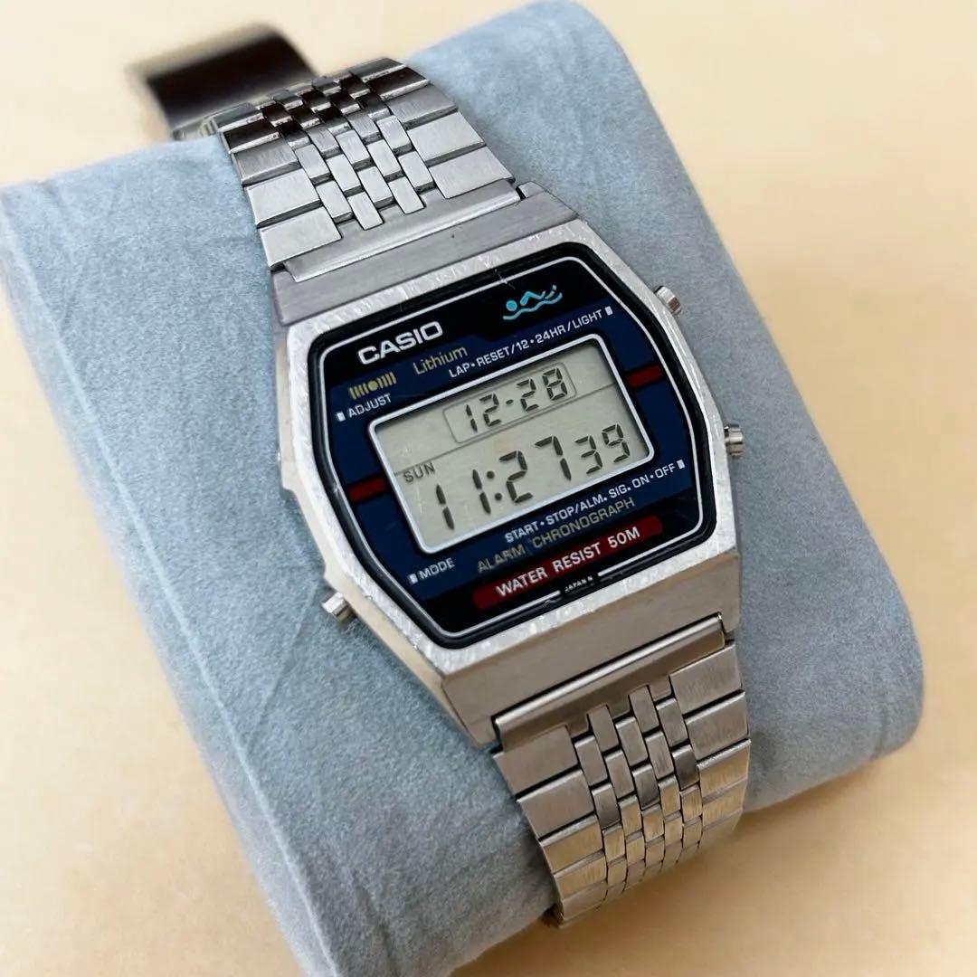 レア 日本製 スイマー CASIO W-30 ヴィンテージカシオ カジキ 古着
