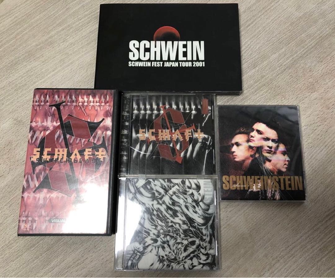 貴重SCHAFT & SCHWEINSTEINまとめ売りVHS CDツアーパンフ