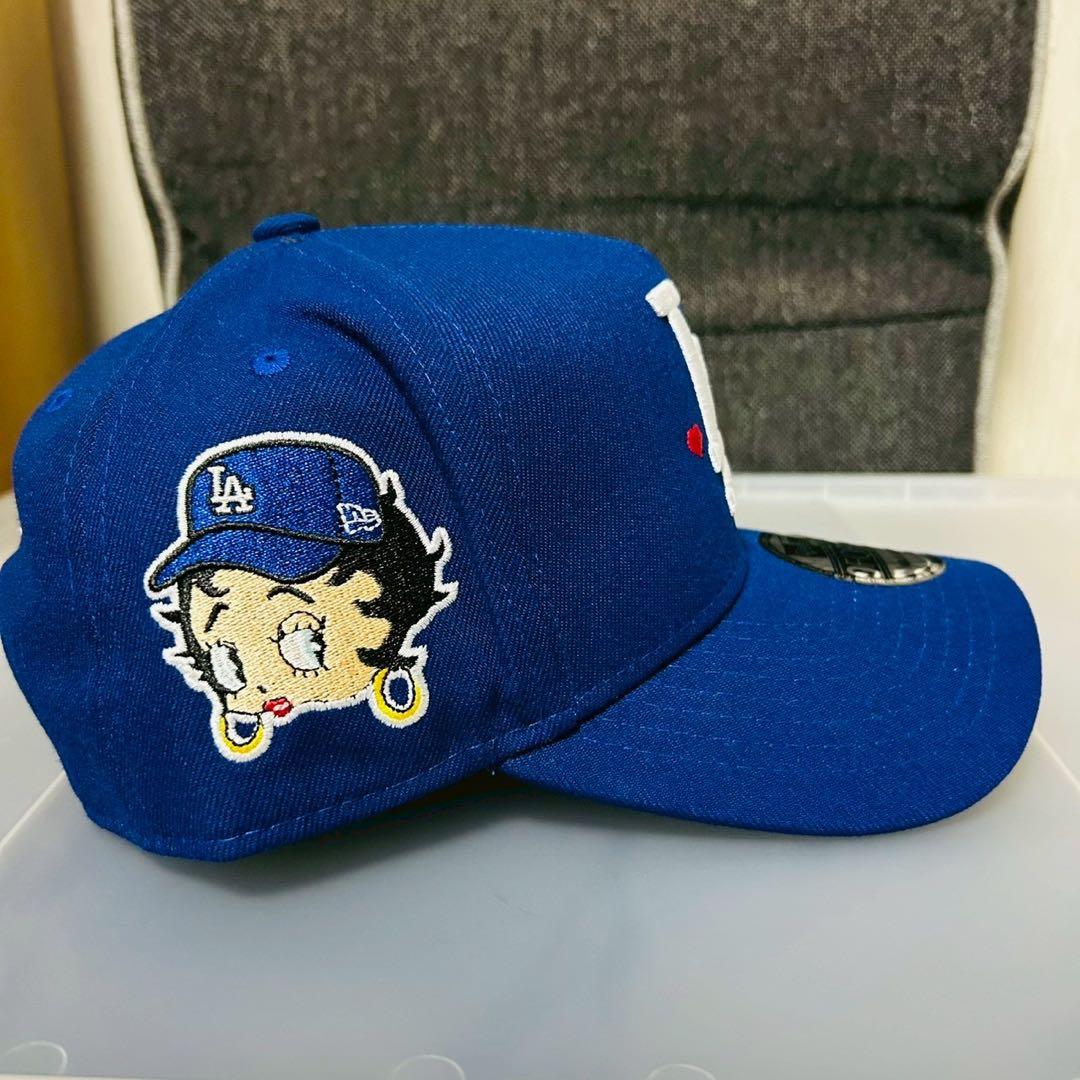 パ*タ様 新品未使用 ニューエラ BETTYBOOPキャップ Dodgers L