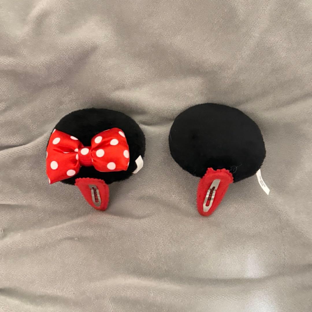 ディズニー ミニー マフラーキャップ ヘアピン