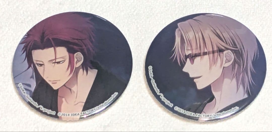 アニメK 学園K 周防尊 草薙出雲 缶バッジ