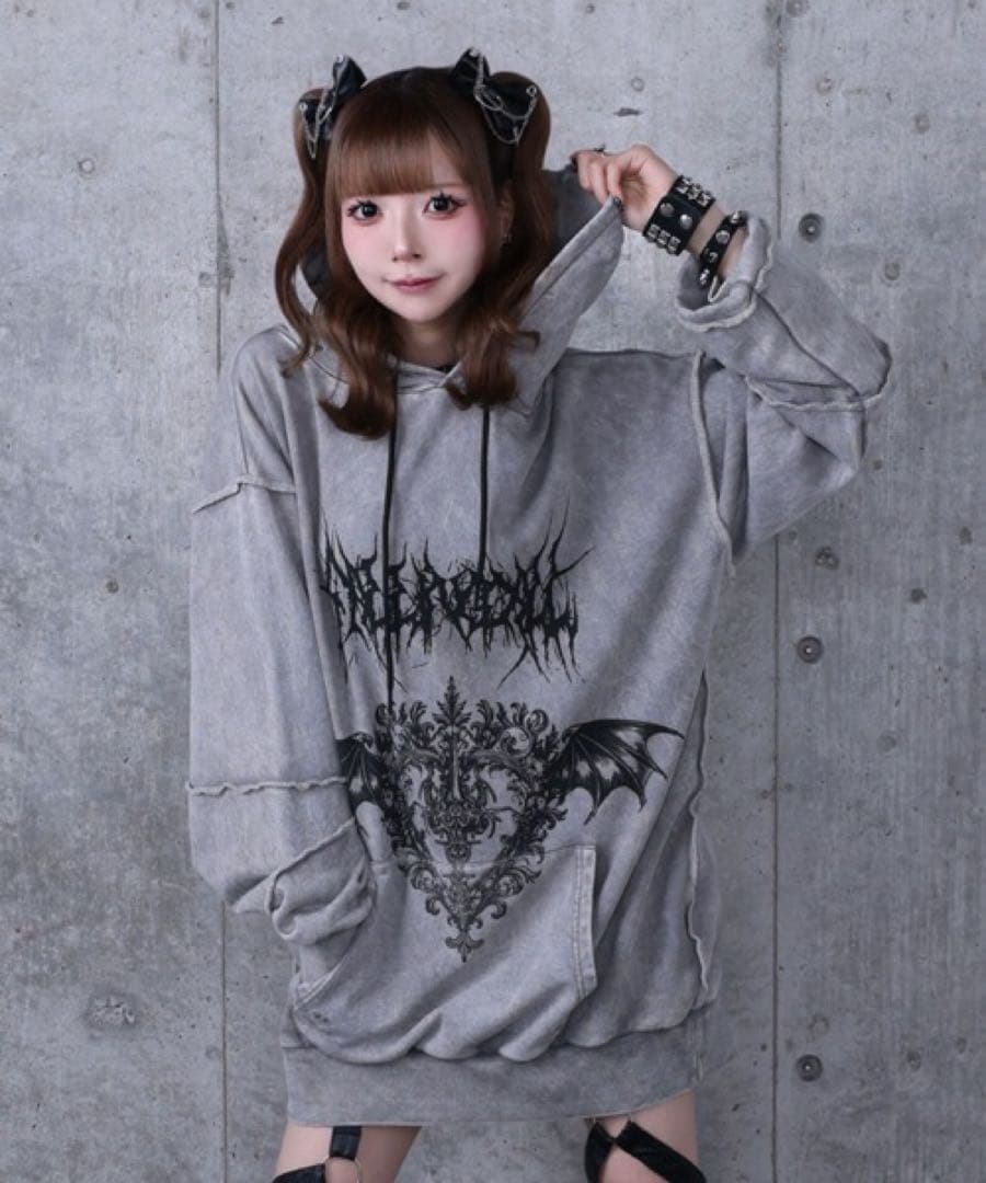 最終価格 アミリージュ 猫耳パーカー ホワイト オンライン完売品