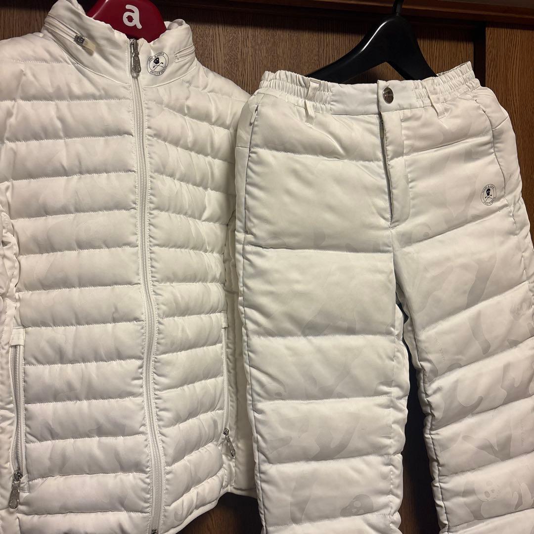 MARK & LONA ホワイトジャケットとパンツセット