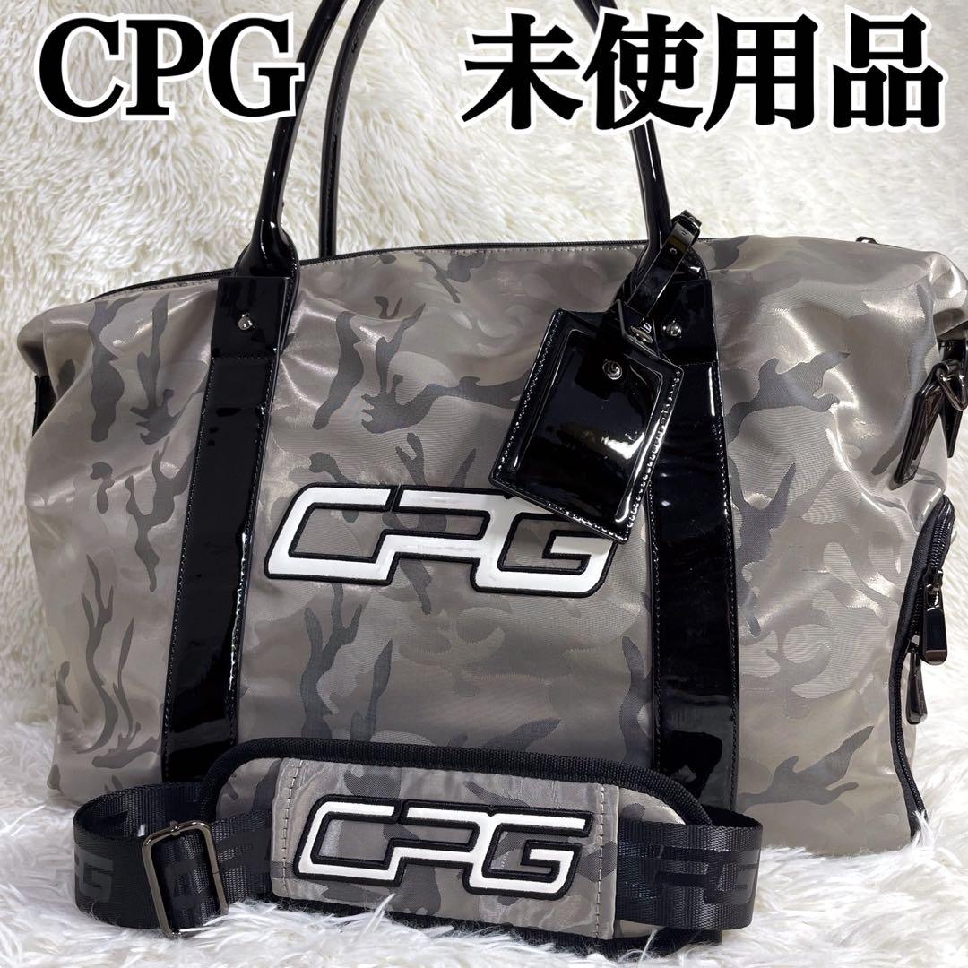CPG GOLF シーピージーゴルフ 2WAY ボストンバッグ カモフラ グレー