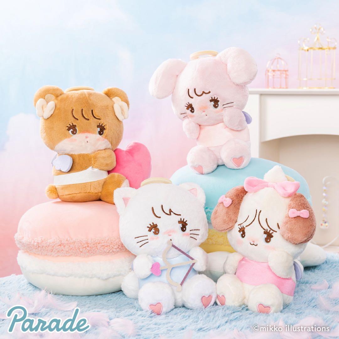 【新品】mikko✧天使ちゃん ぬいぐるみ / ガチャ マスコット 8種セット