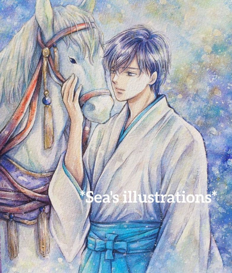 ◇神馬◇手描きイラスト