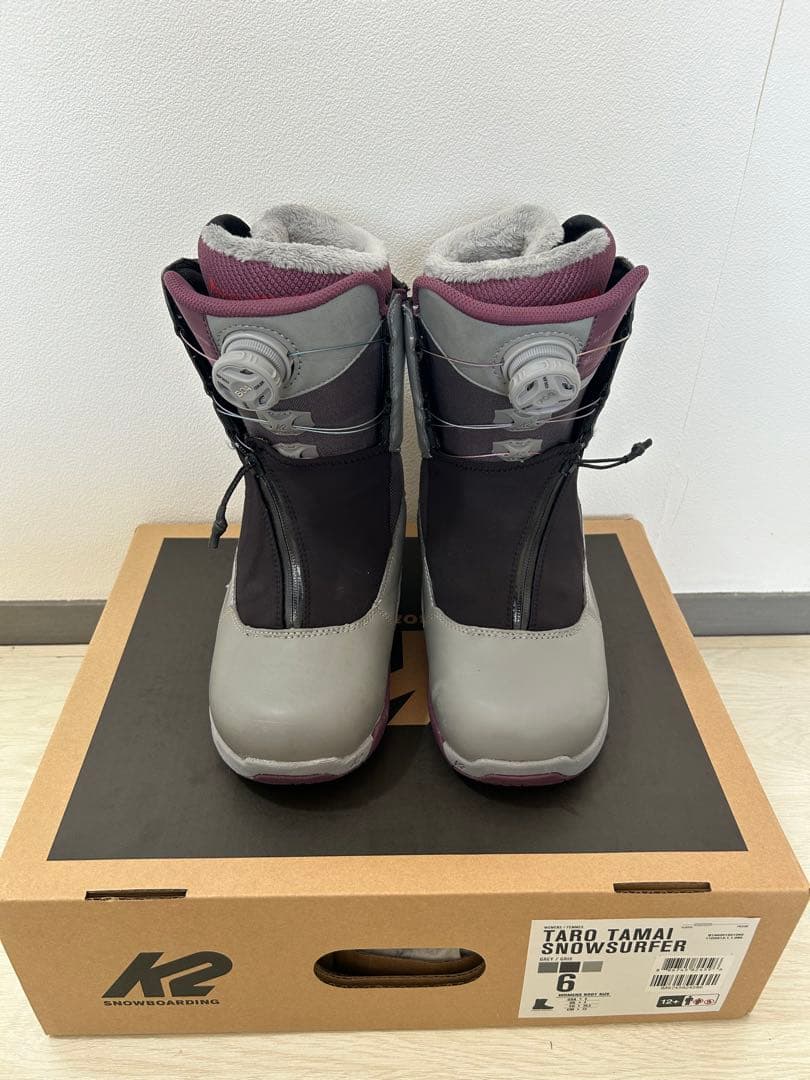 使用わずか　美品　K2 TTスノーボードブーツ　TARO TAMAI 23.0