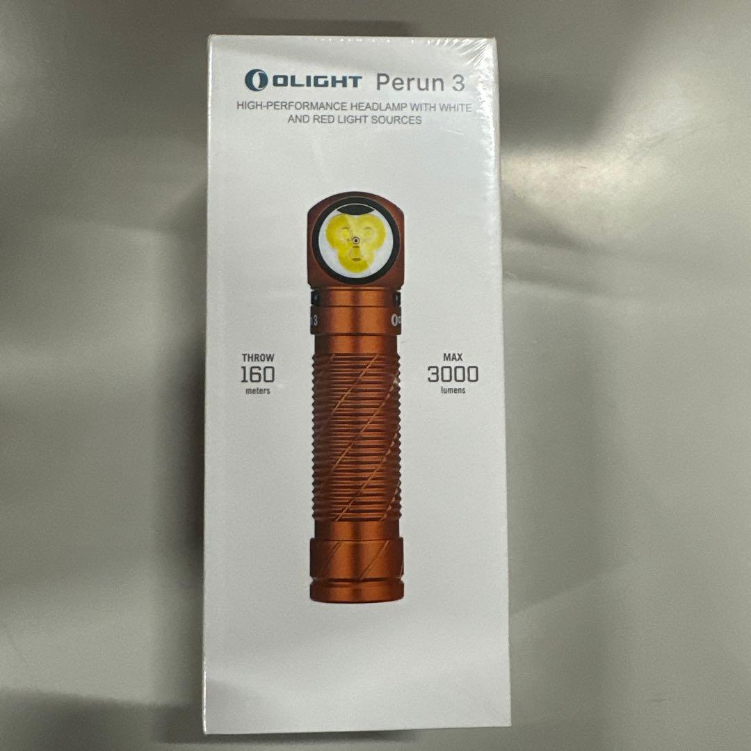 OLIGHT Perun 3 LED ヘッドライト オレンジ