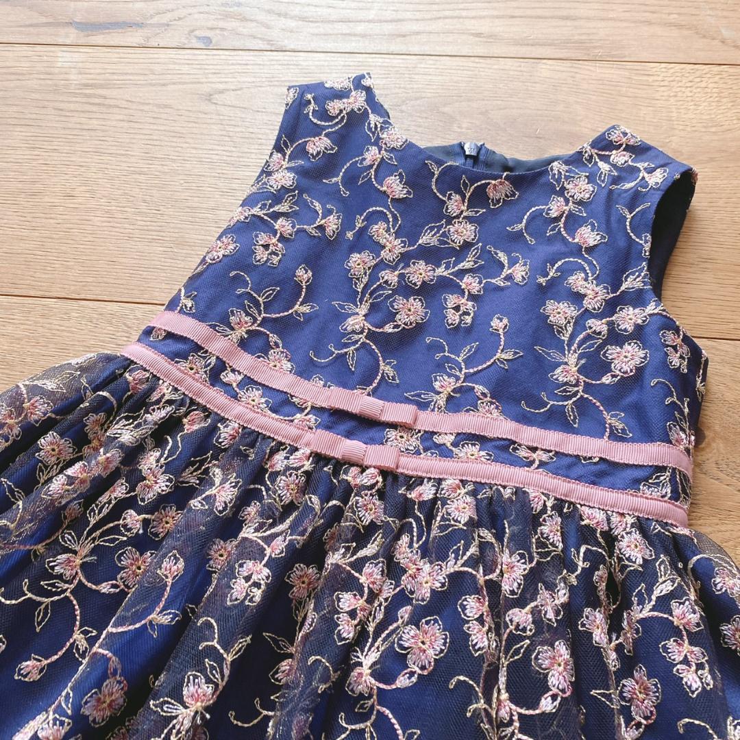 新品　トッカバンビーニ　ワンピース　ANAGALLIS ドレス　110　6472